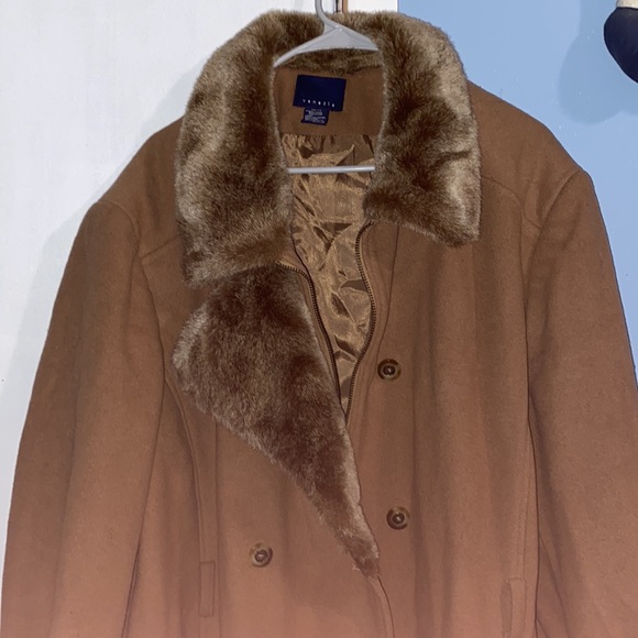 Venezia Woman’s beige/taupe coat - Picture 2 of 4